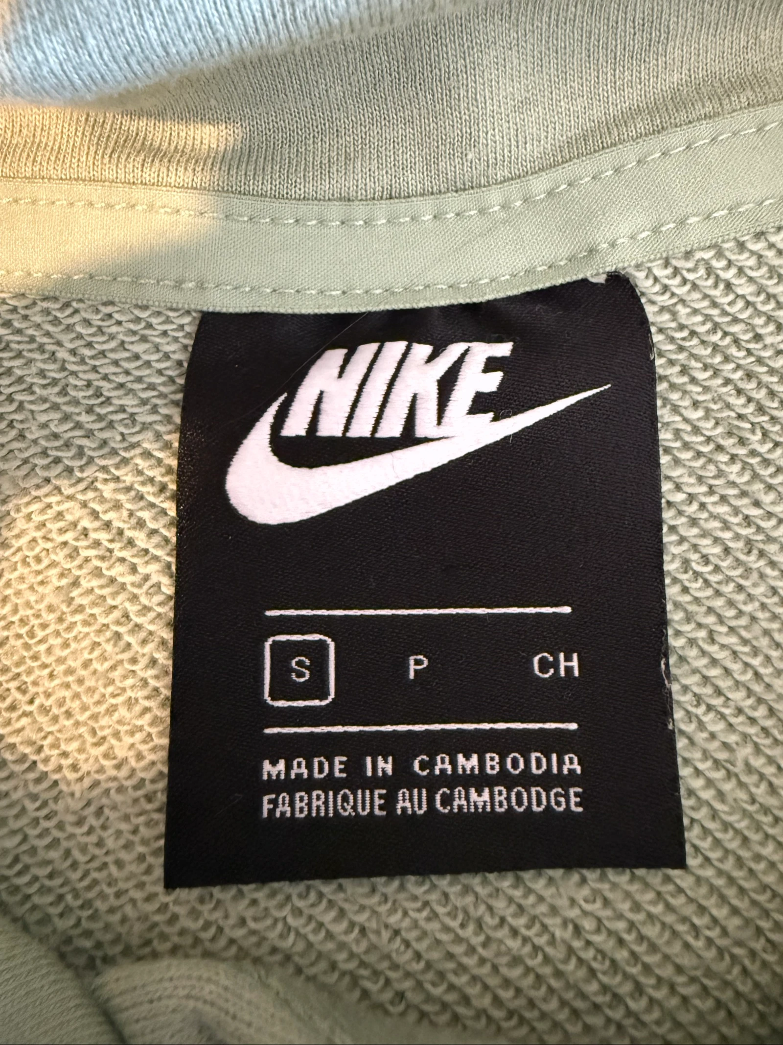 Moletom com capuz feminino Nike S verde sálvia – Muito bom estado – photo 6